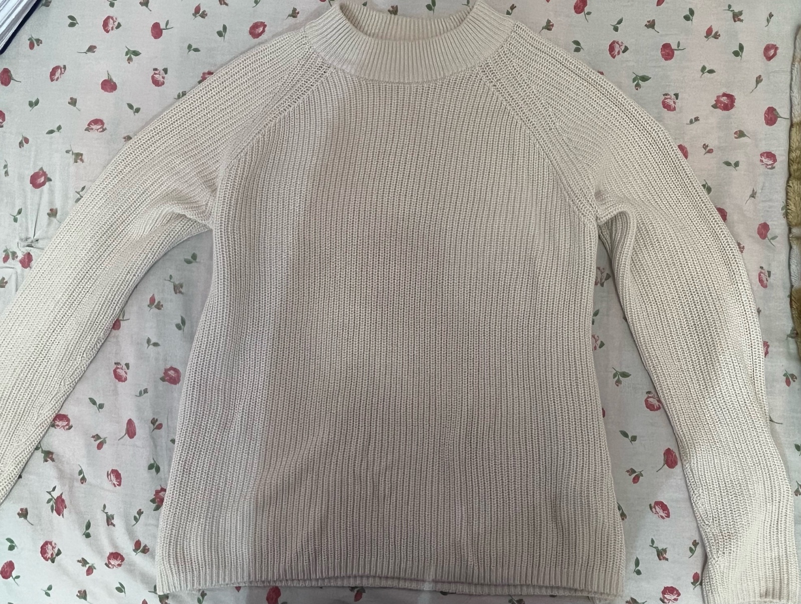 Pull basic Blanc cassé H&M 