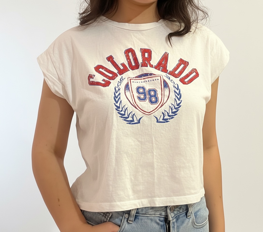 Printed Crop Top