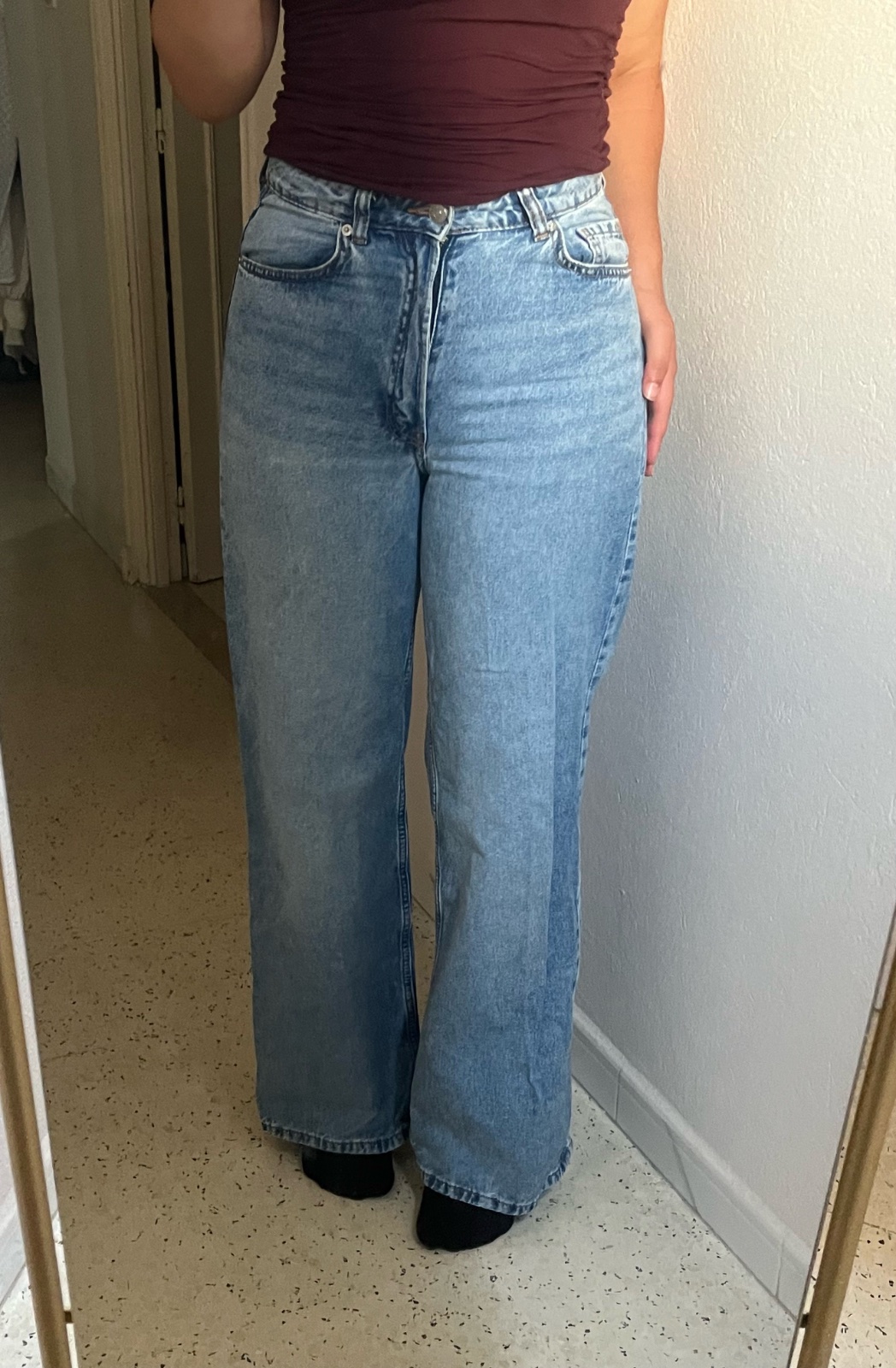 Jean wideleg H&M 