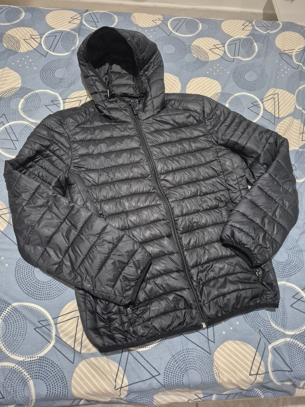 Doudoune light à capuche - noir Celio 