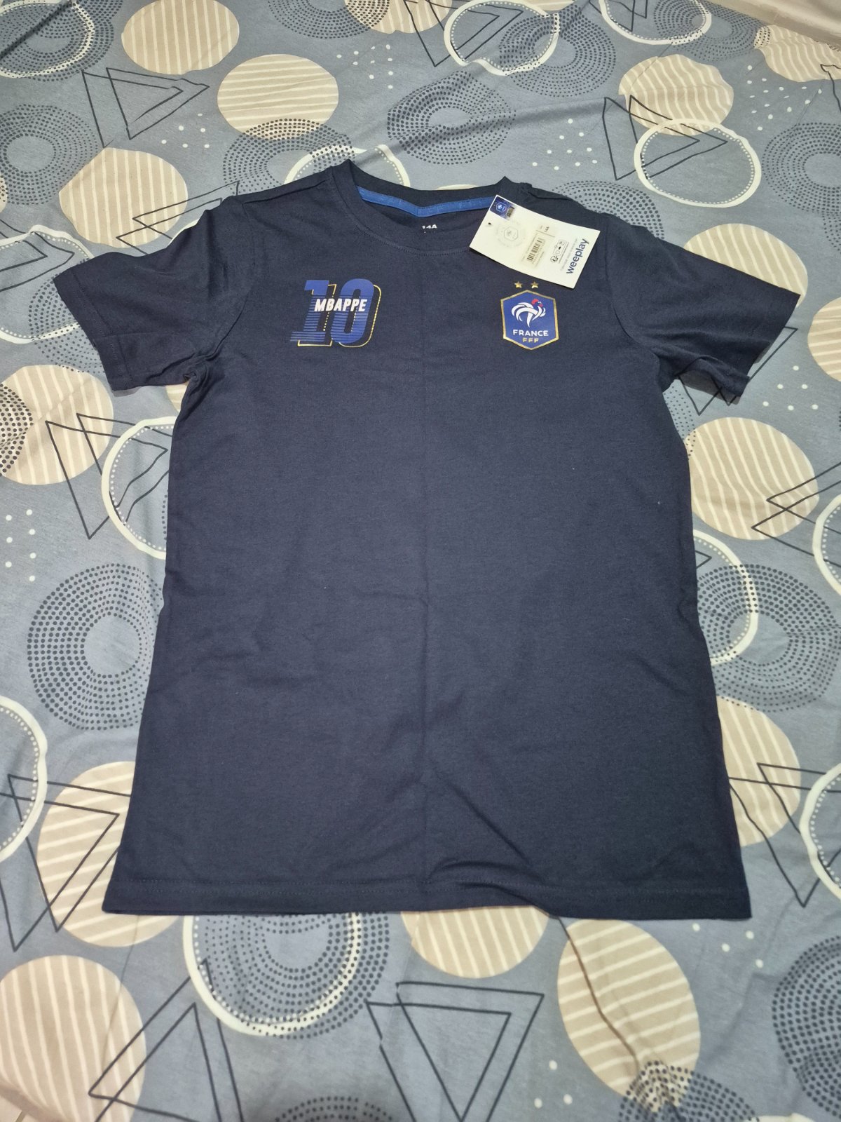 T-shirt FFF - Kylian Mbappé - Collection officielle Equipe de France de Football