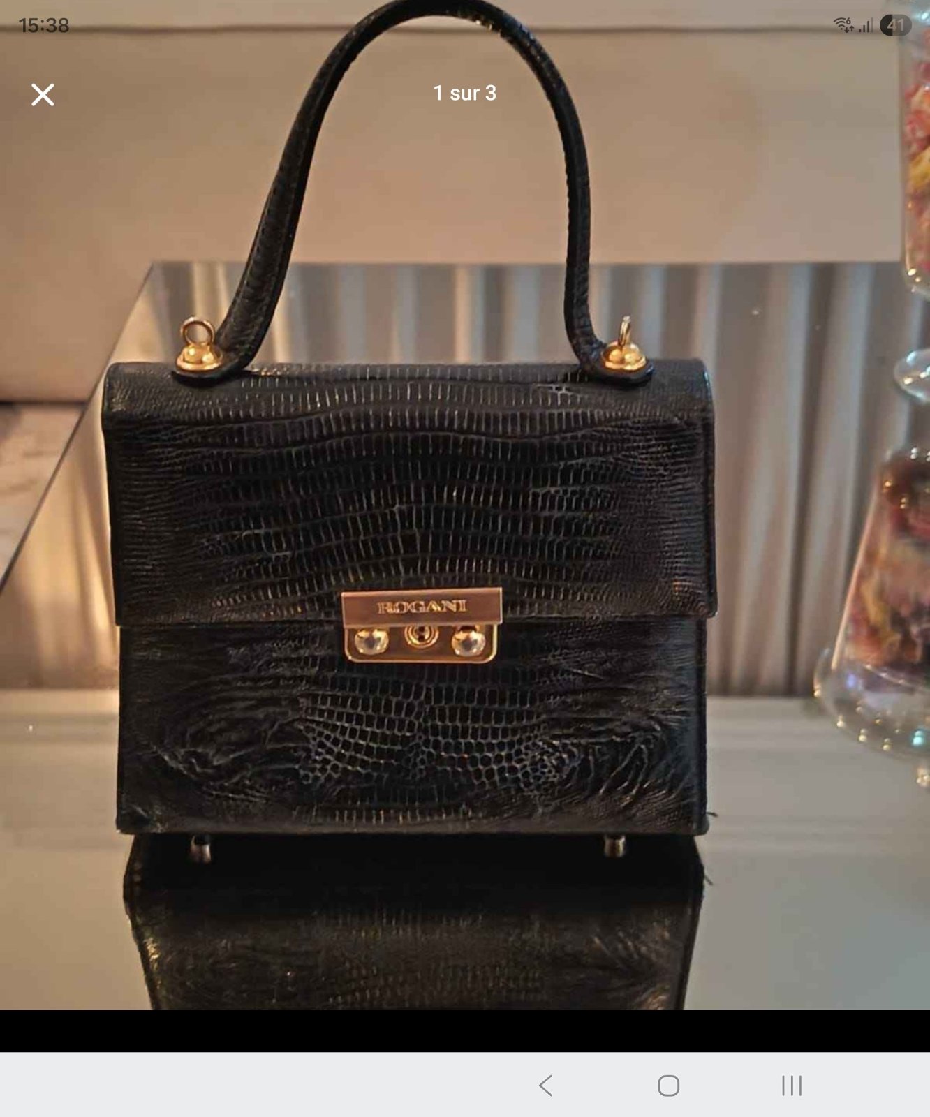 Petit sac croco Rogani