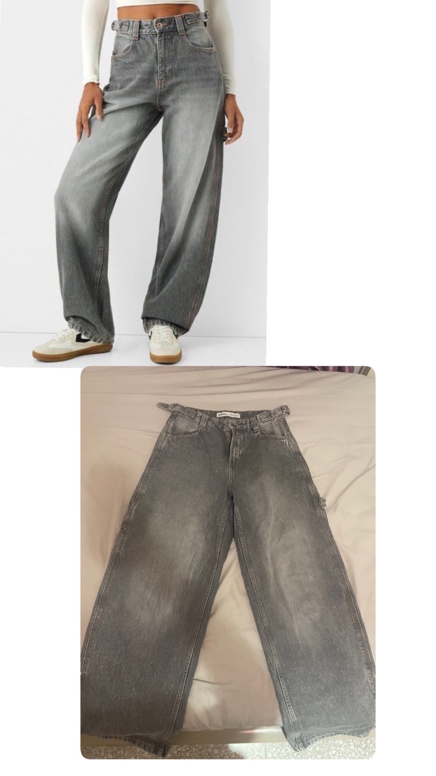 Baggy jean gris 