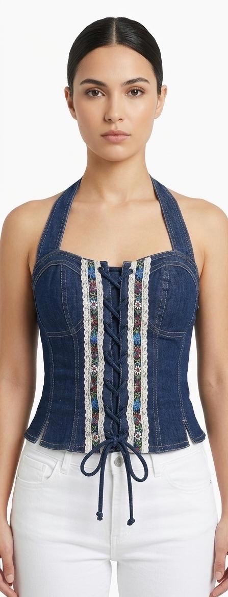 Corset en jean