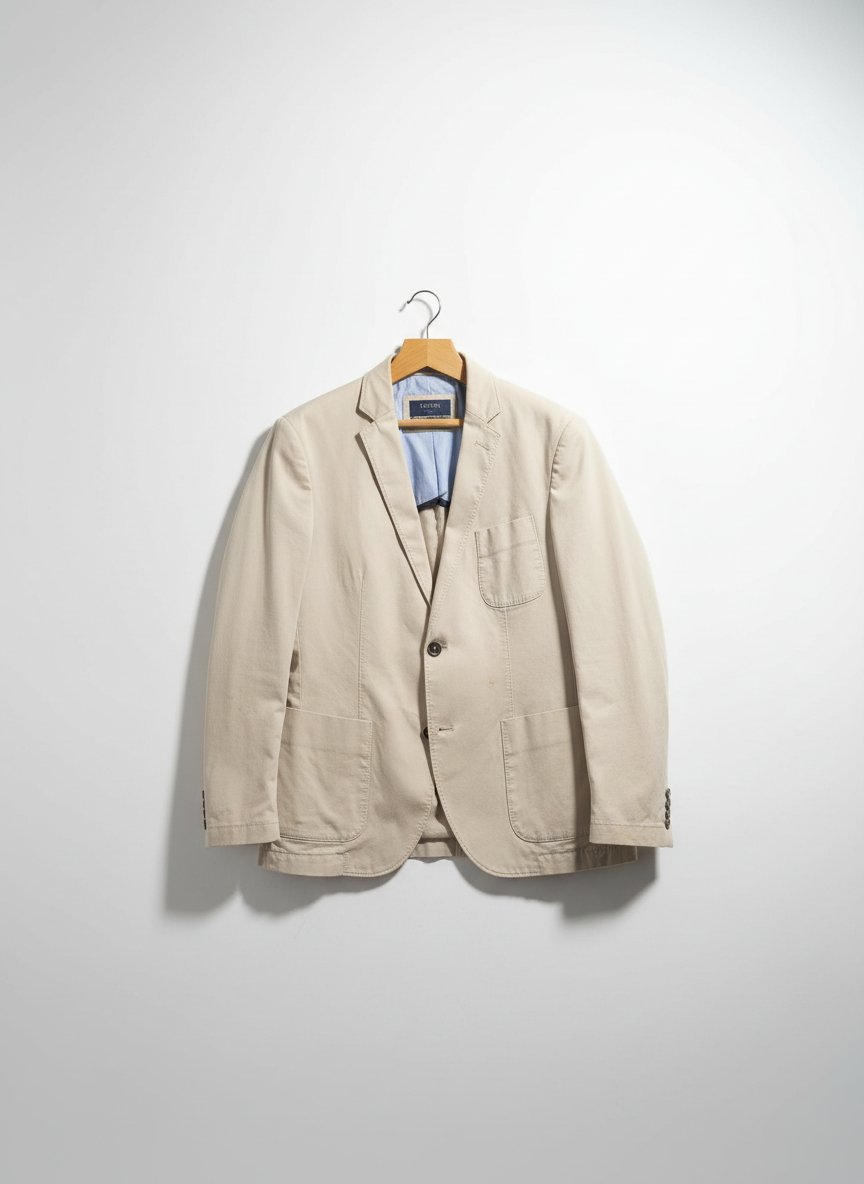 Une blazer de taille L la couleur est caramel