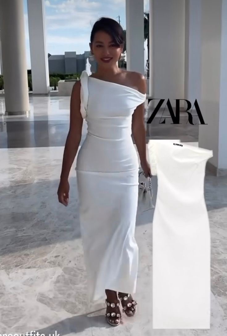 Robe zara asymetrique