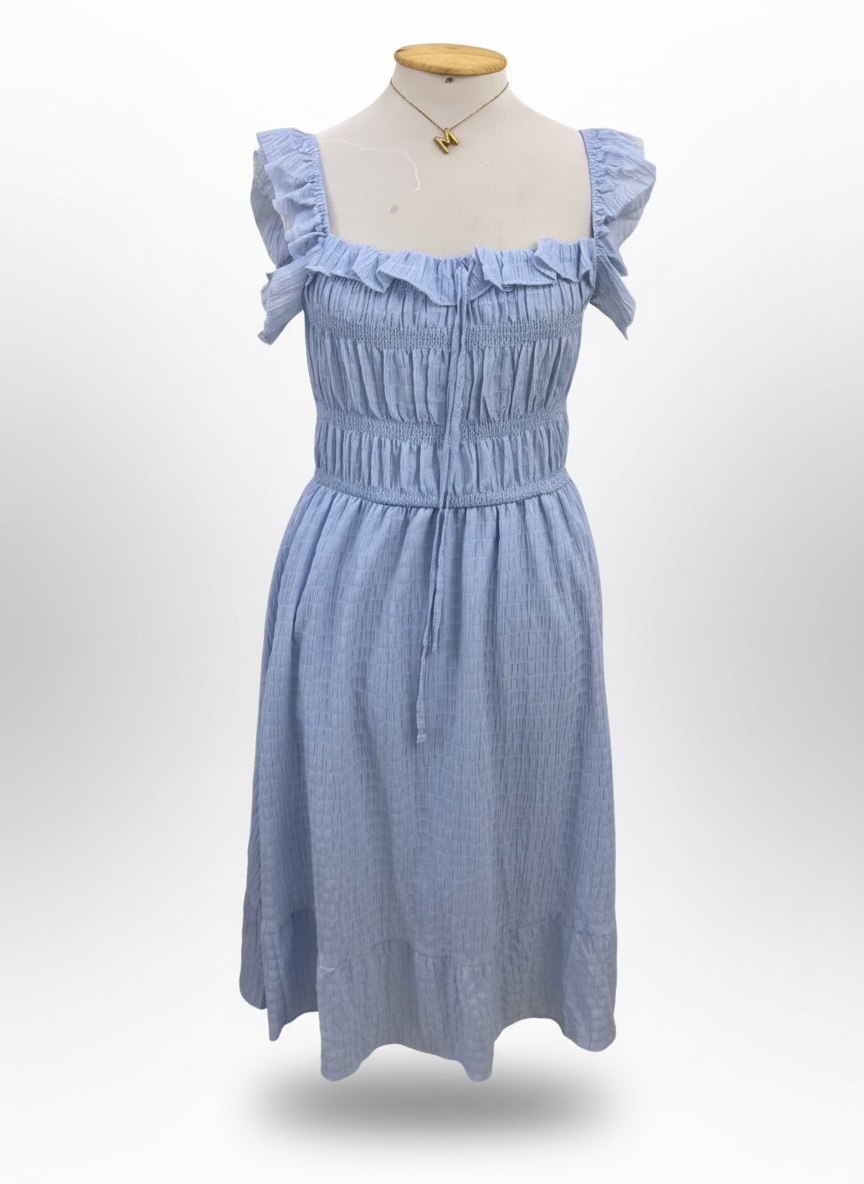 Robe bleu pastte talbes zada 42/44/46