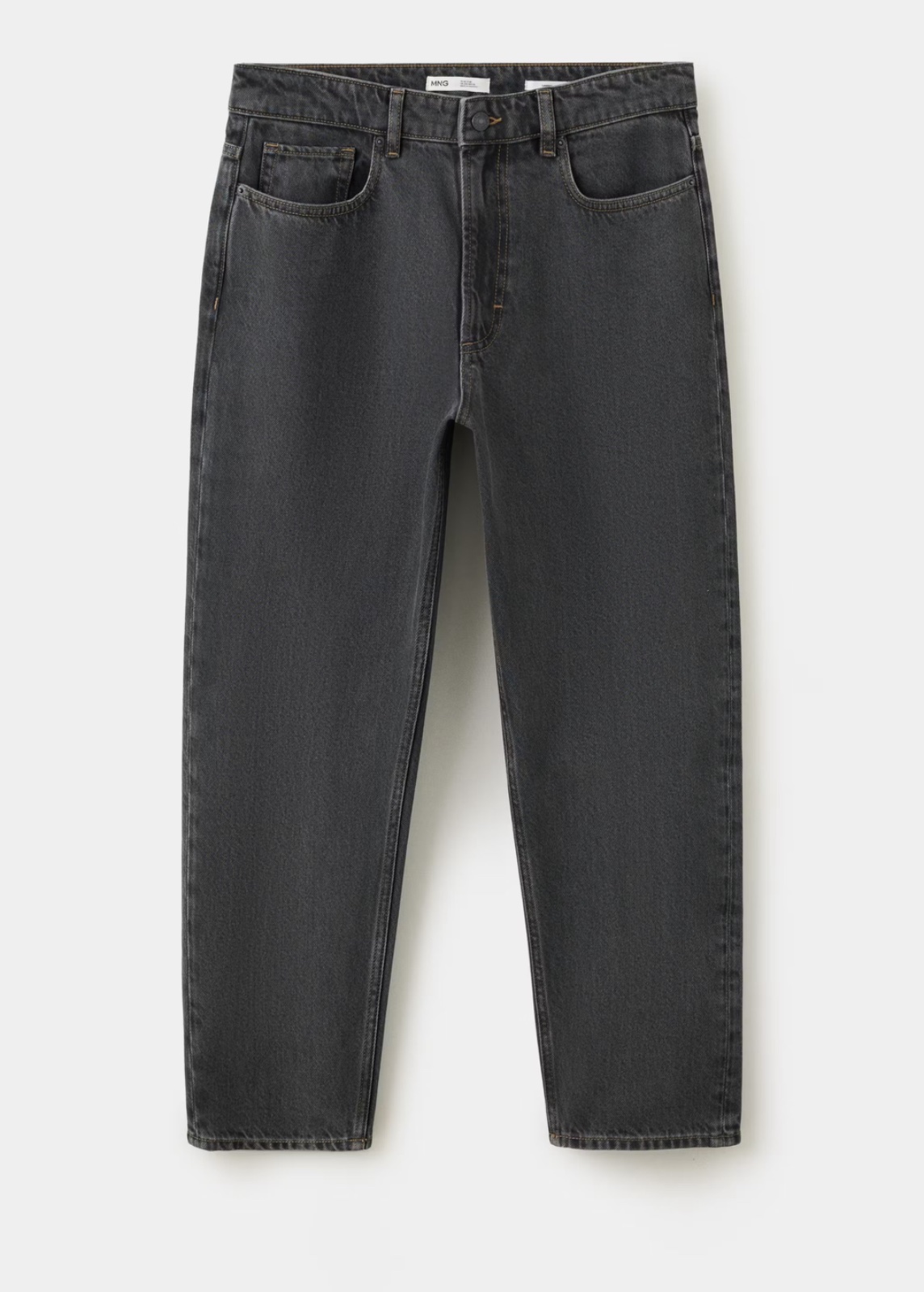 Pantalon taille haute le couleur charban 
