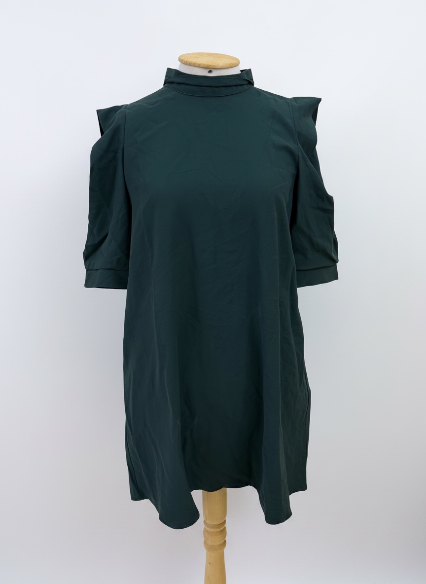 Robe  tabred mouch normel vert gham9 