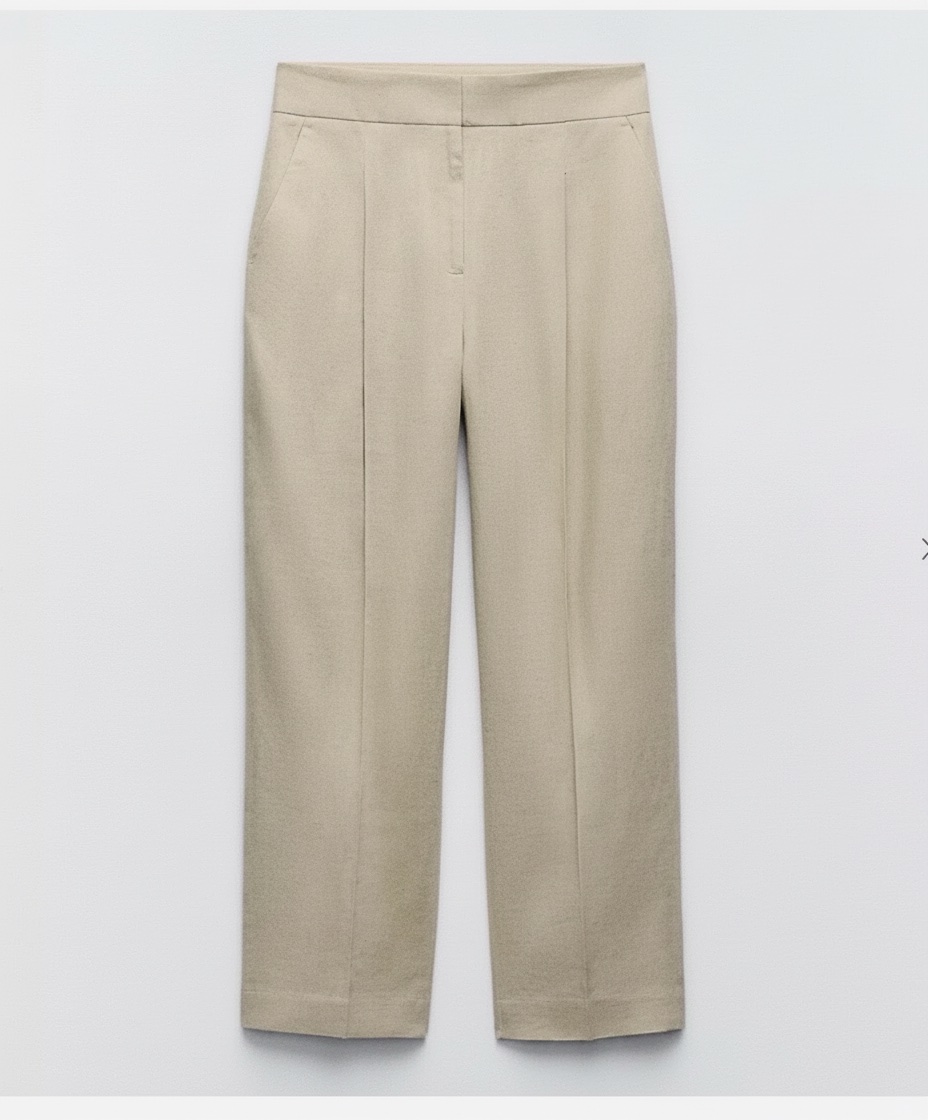 Pantalon zara taille haute 