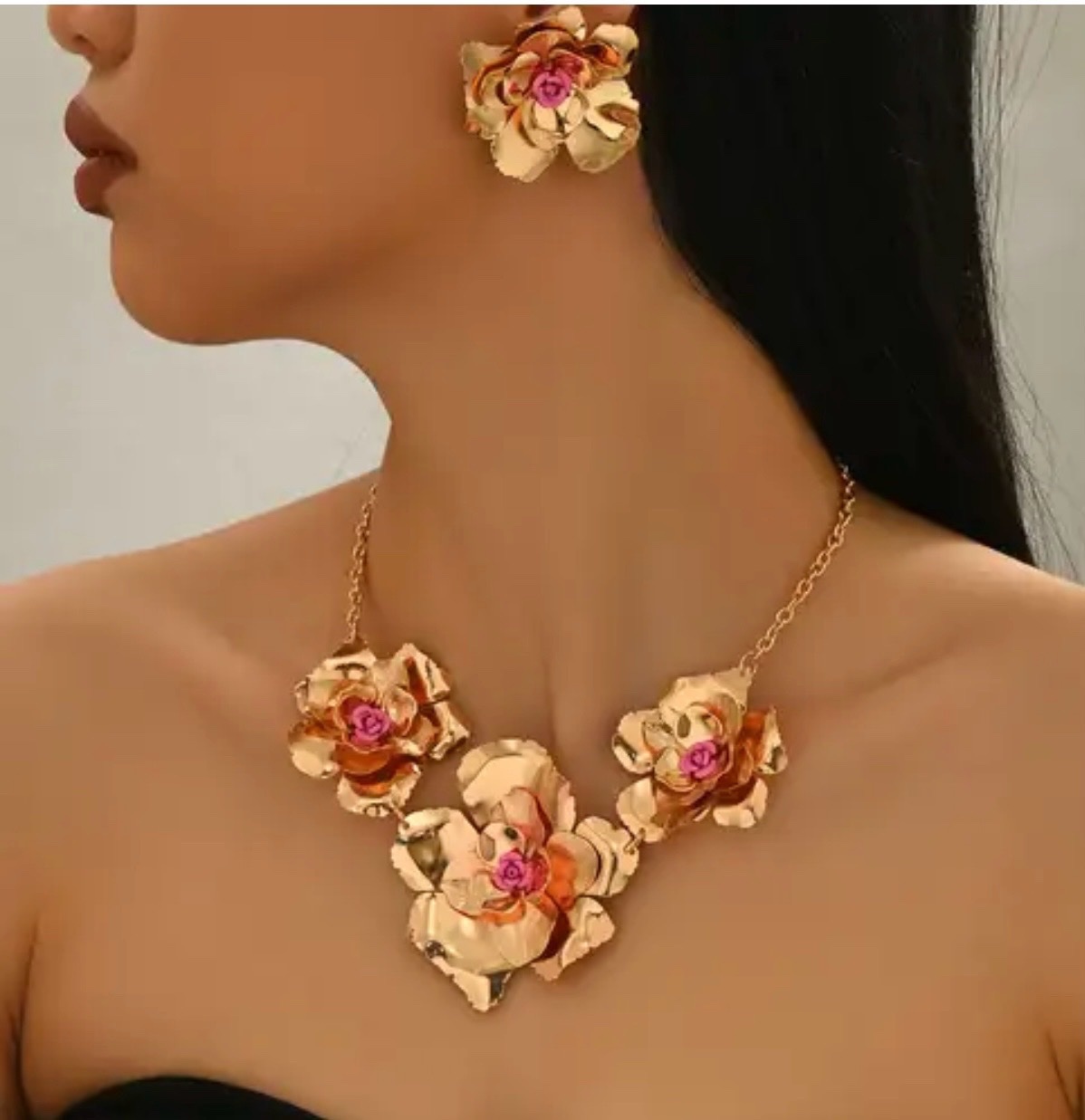 Collier+boucles