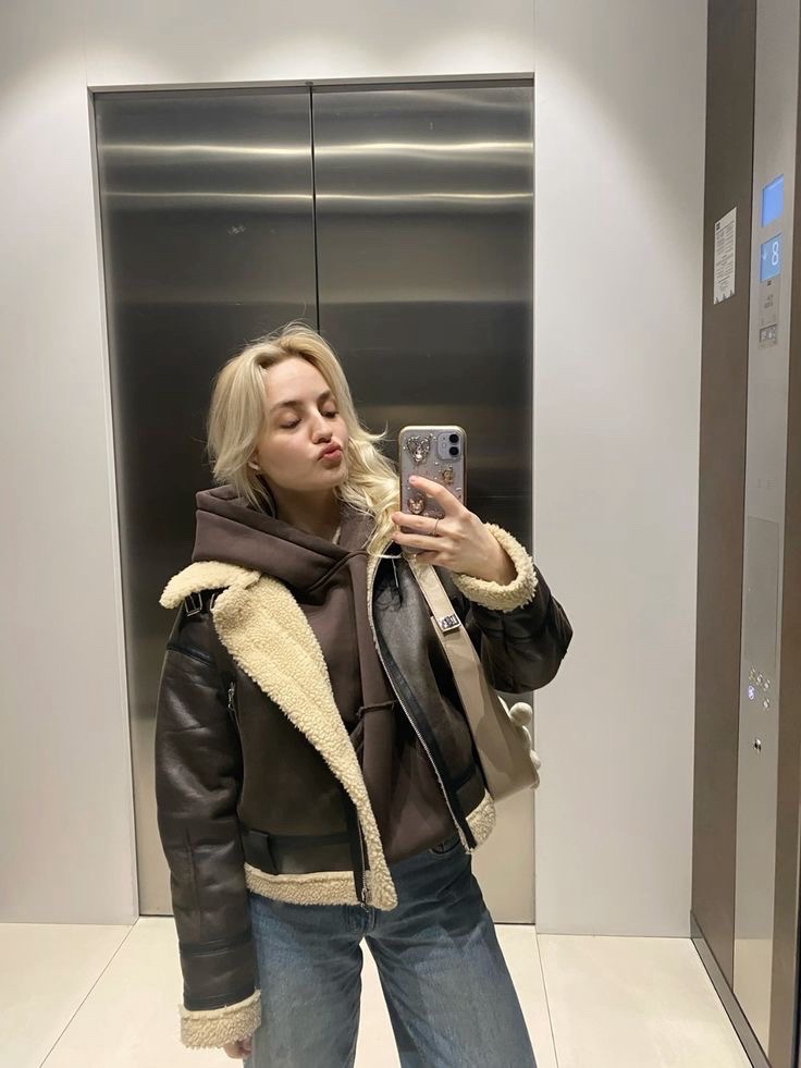 Veste aviateur daim