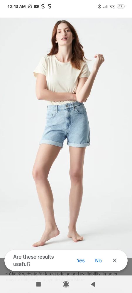 Short jean mom 