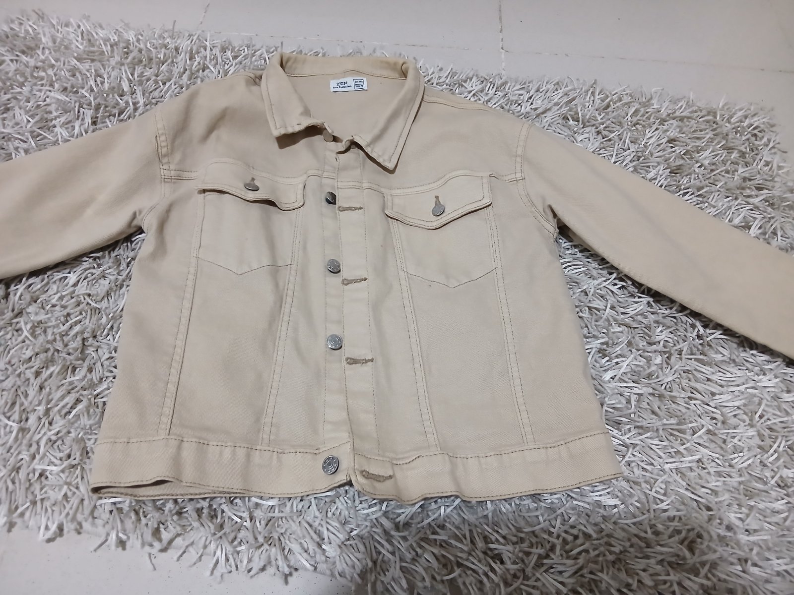 Veste jean zen