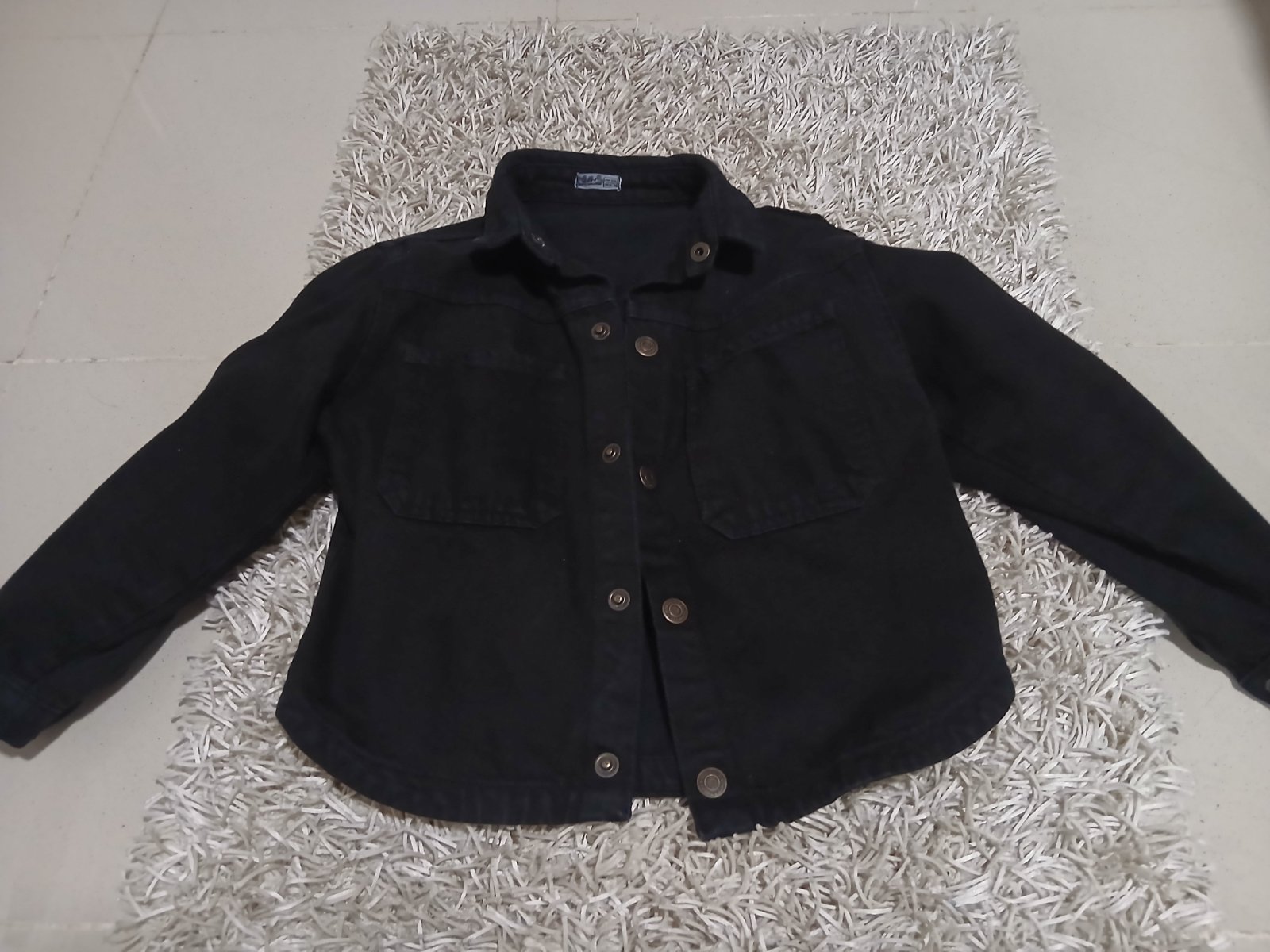 Vest jean noire