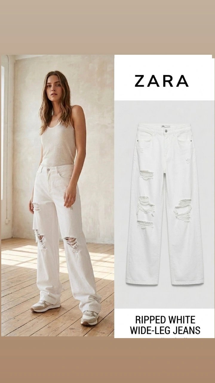 ✨ Pantalon blanc