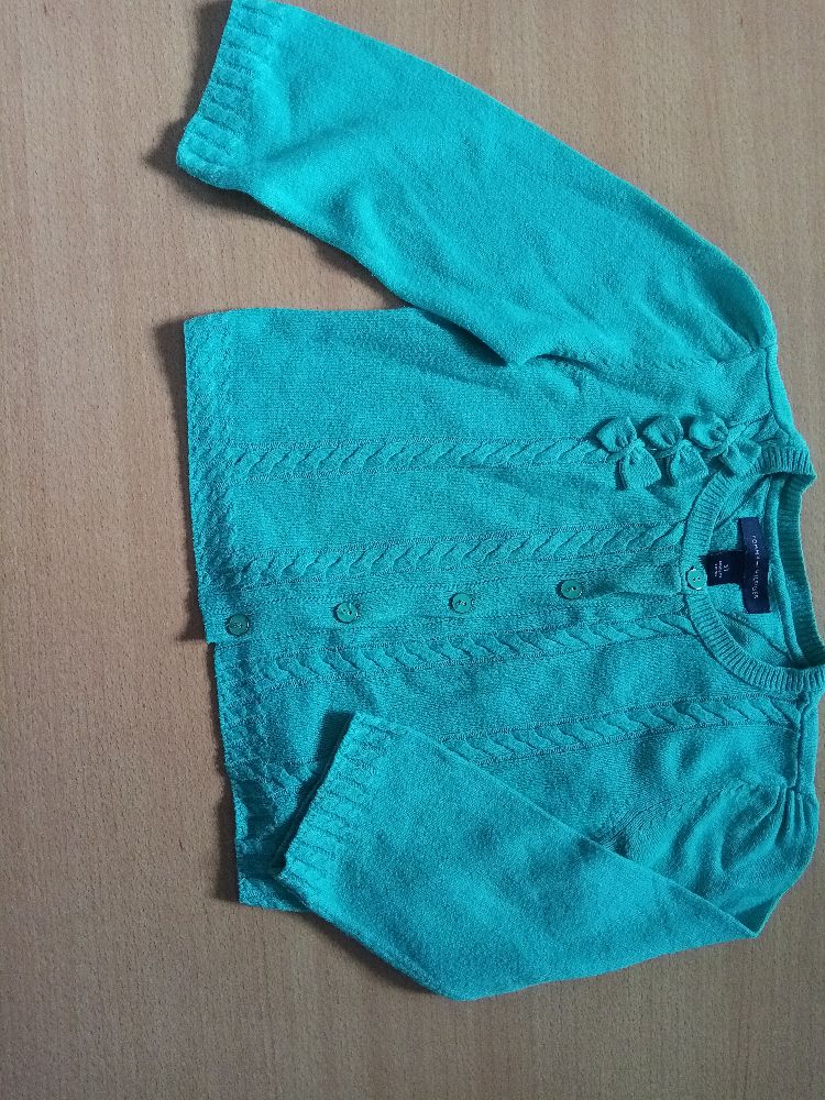 Jillet verte fillette 12-18mois 