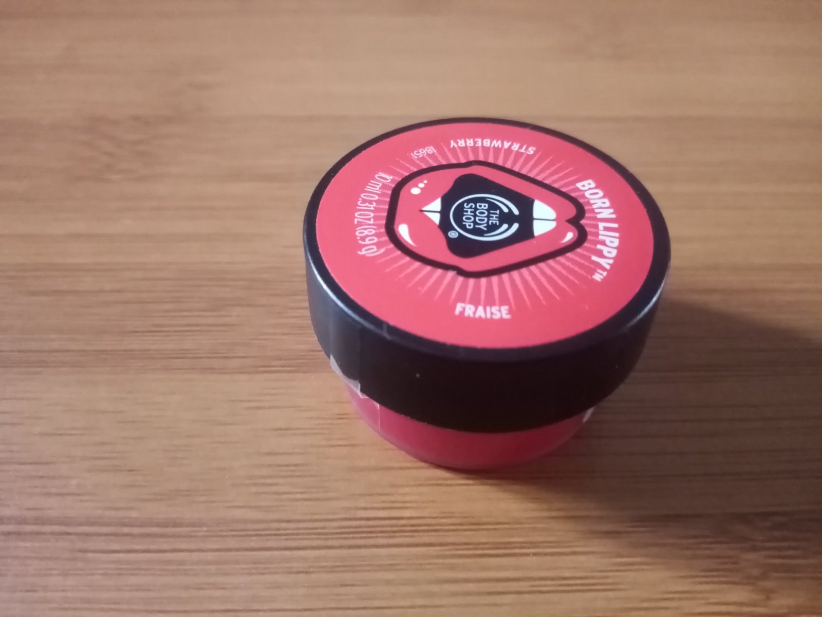 Baume à lèvres parfumé fraise