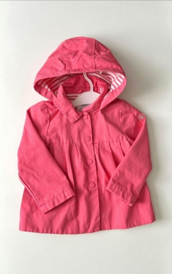 Monteau imperméable rose 6mois