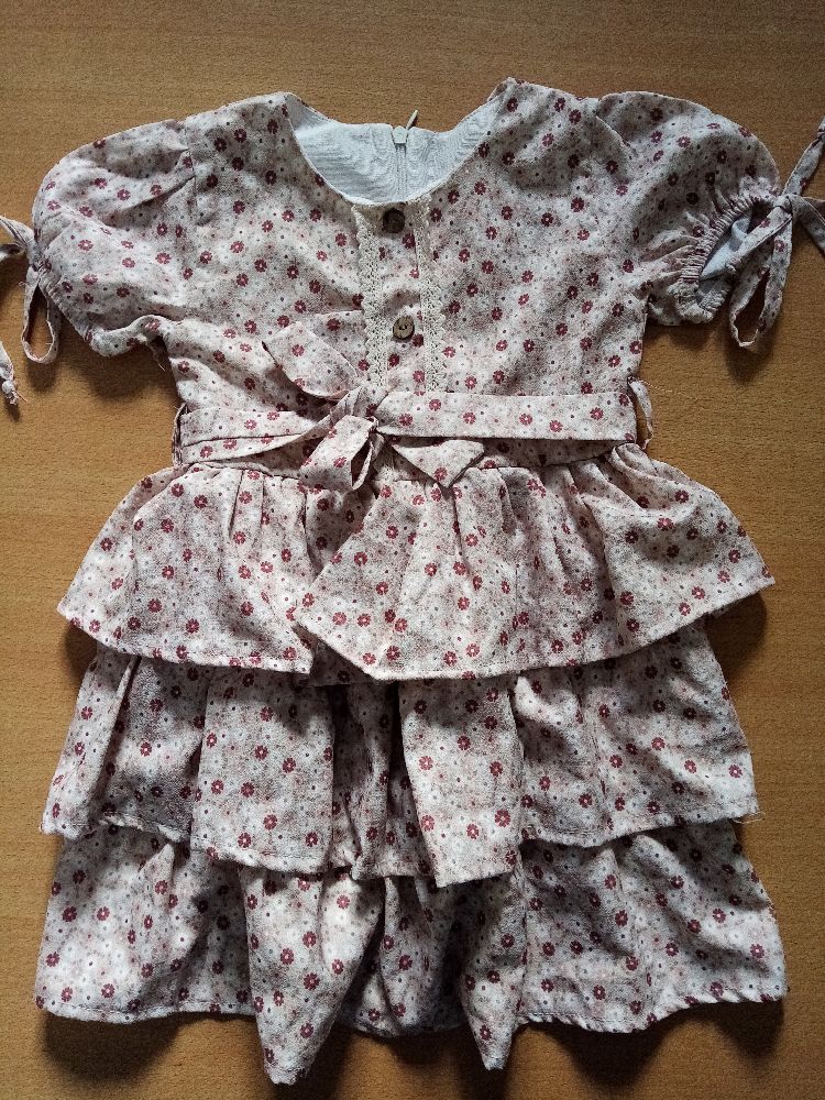 Robe fillette made in turkiye 12mois