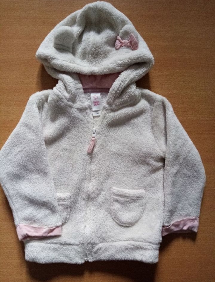 Monteau blanc bébé 18mois