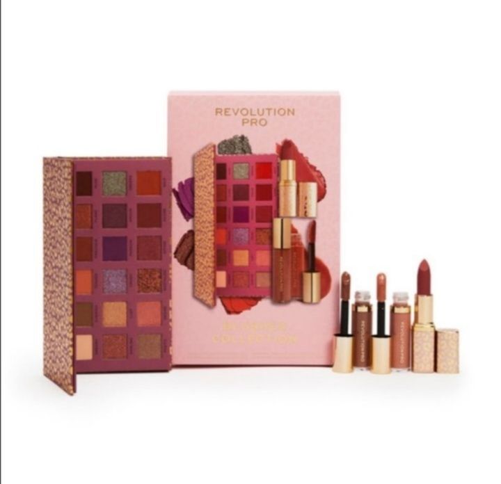 Coffret yeux et lèvres Revolution Pro +pinceau offert 