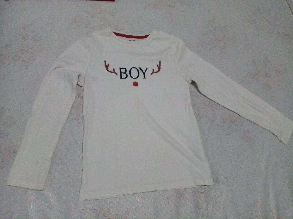 Pull blanc garçon 8ans kiabi 