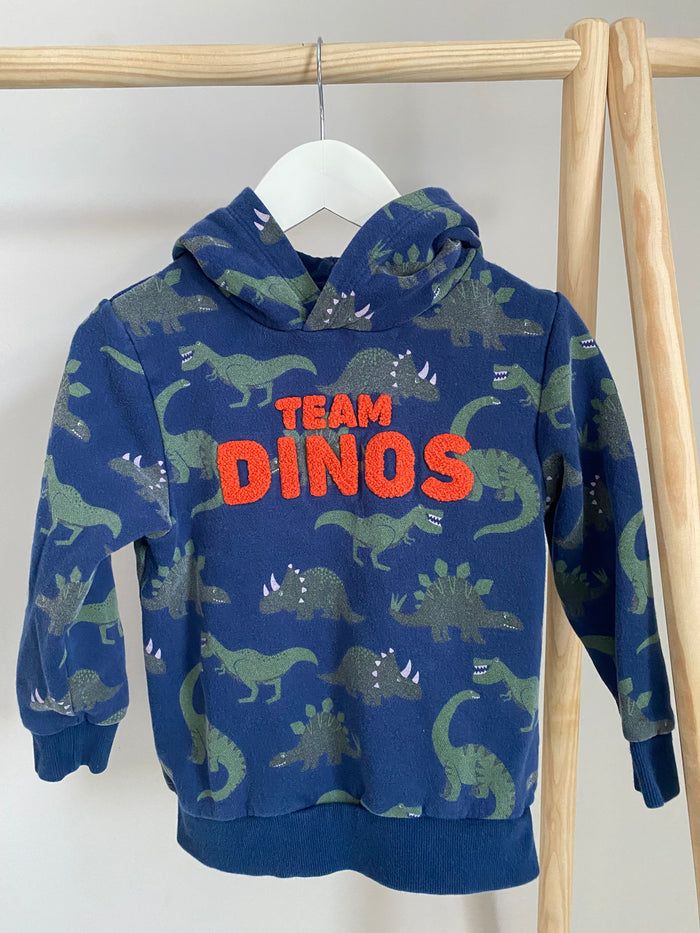 Houdie bleu Team dinosaurs garçon 6-8ans