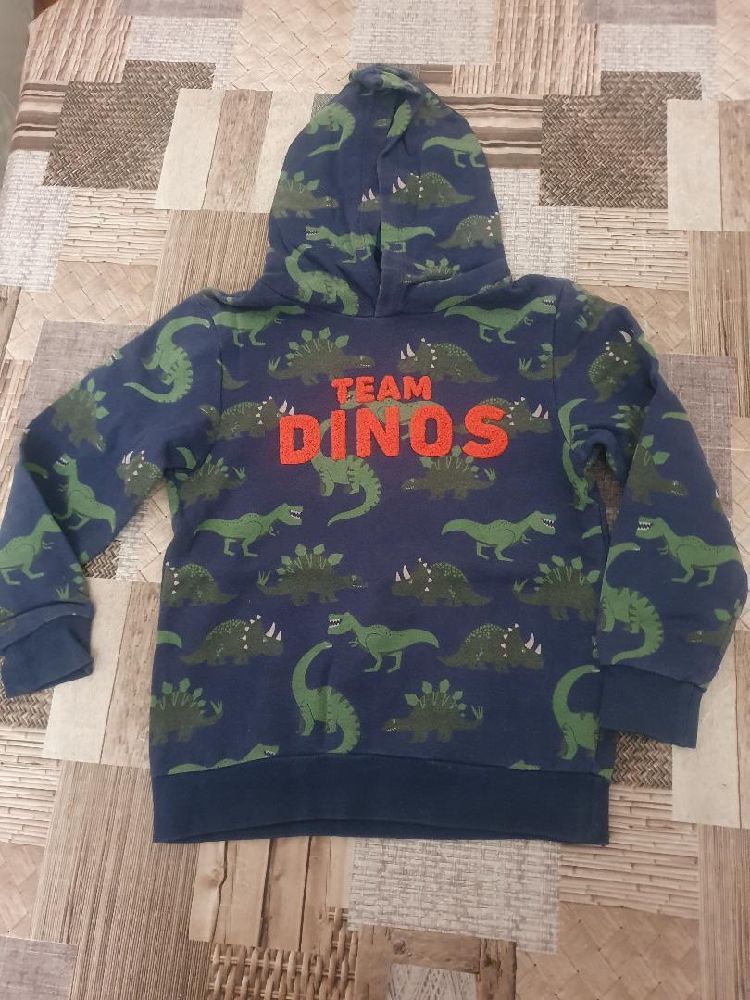 Houdie bleu Team dinosaurs garçon 6-8ans