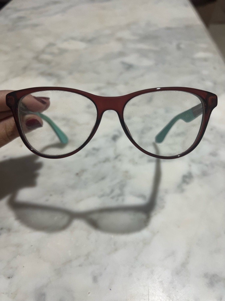 Lunettes de vue femmes burgandy cat eye Carrera