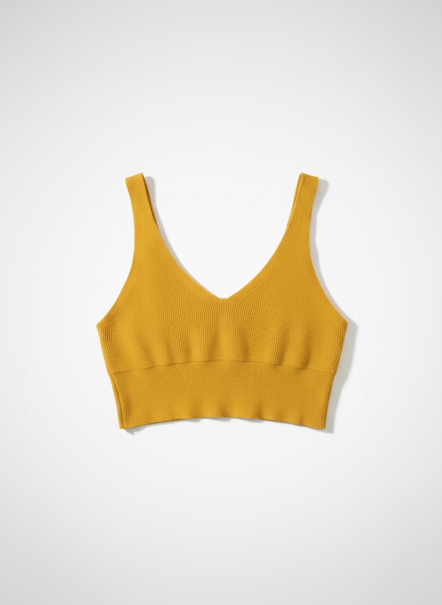 Top jaune