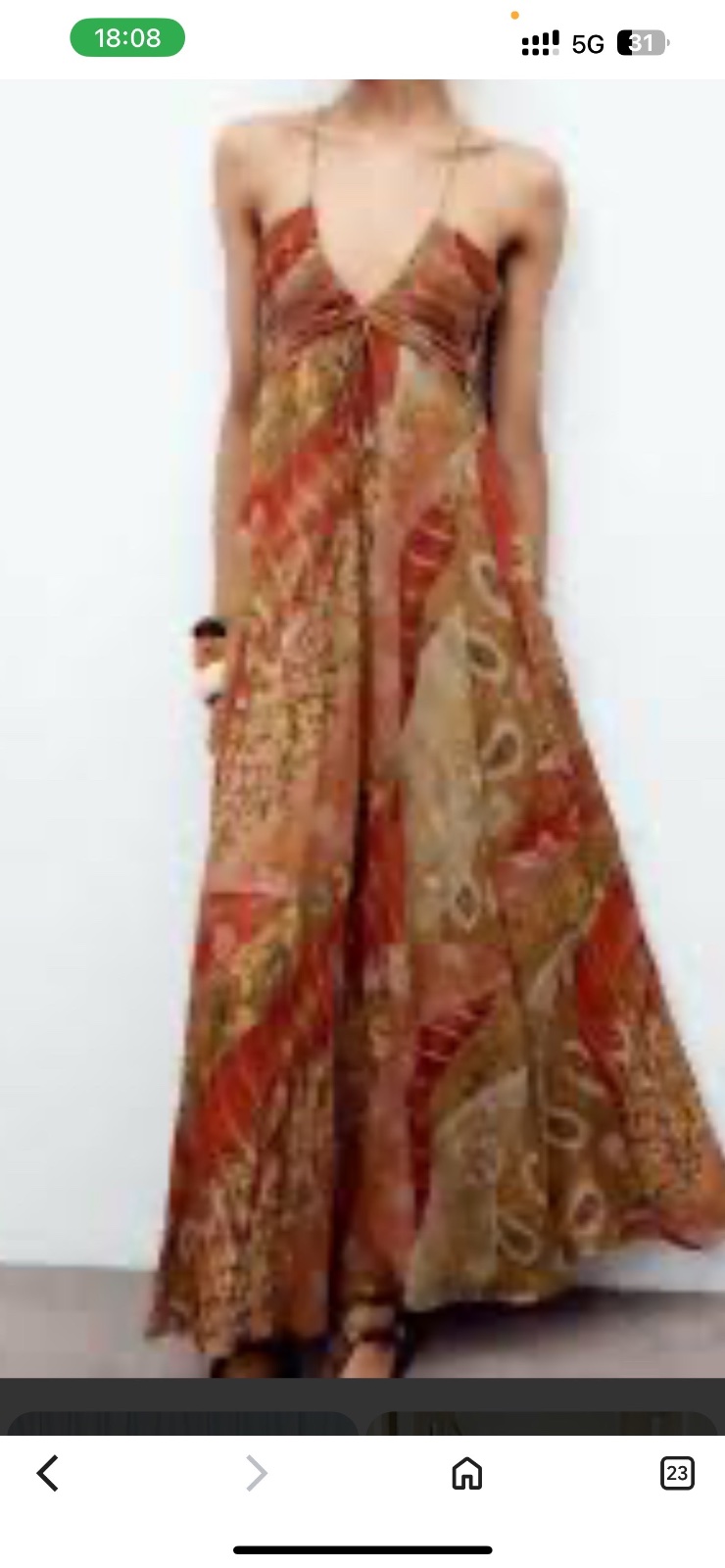 Robe foulard