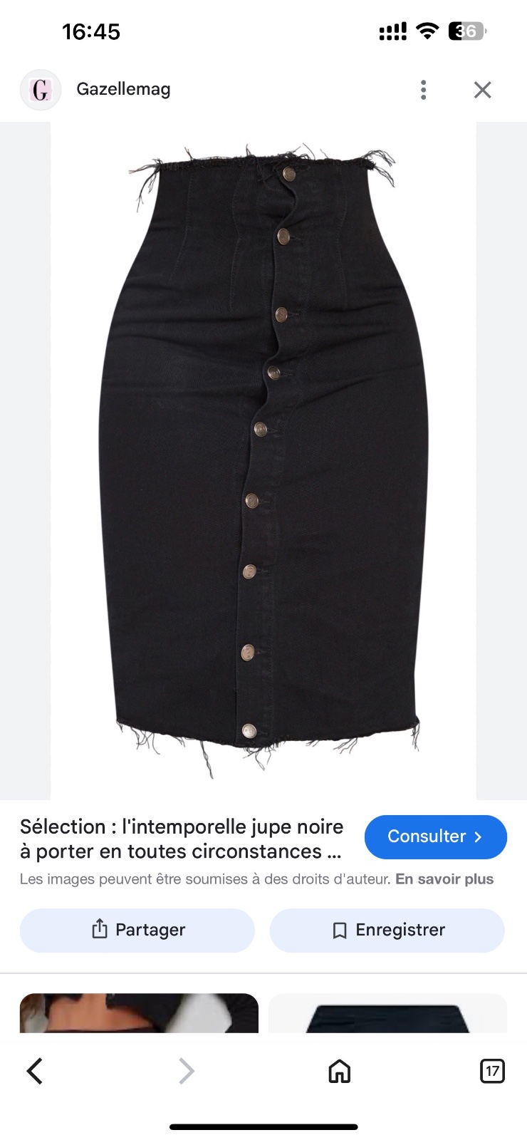 Denim noir