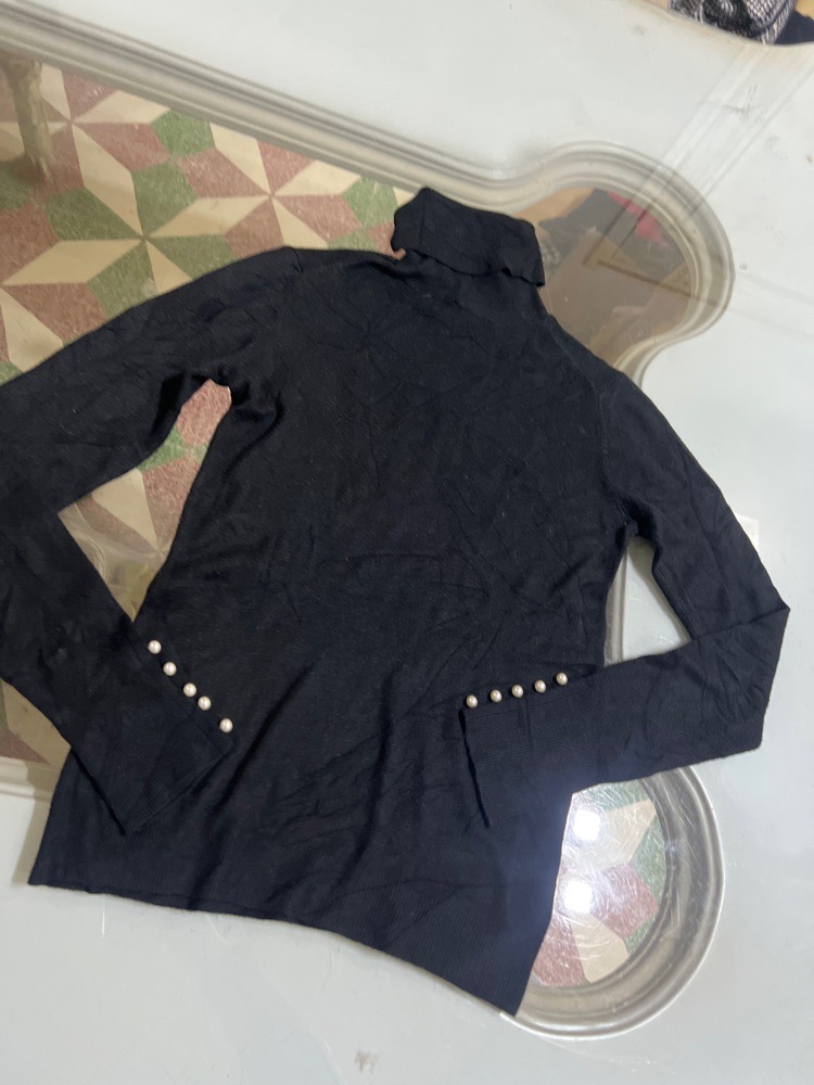 Zara noir a perls