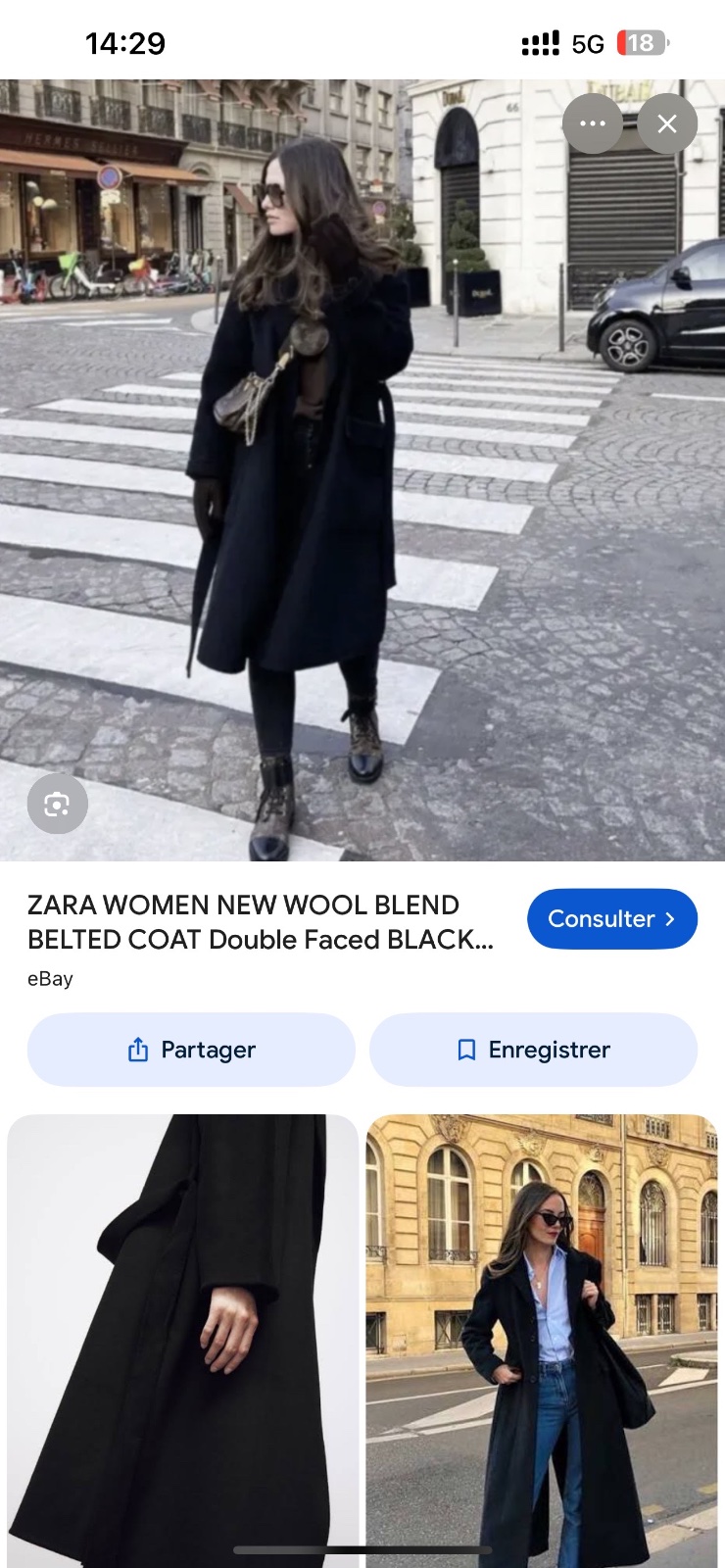 Zara sans doublure