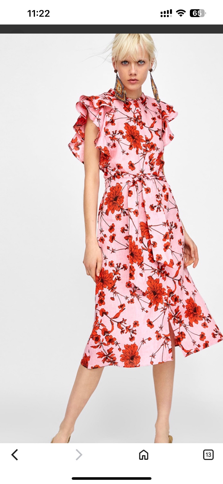 Robe a fleur rougeقمراية