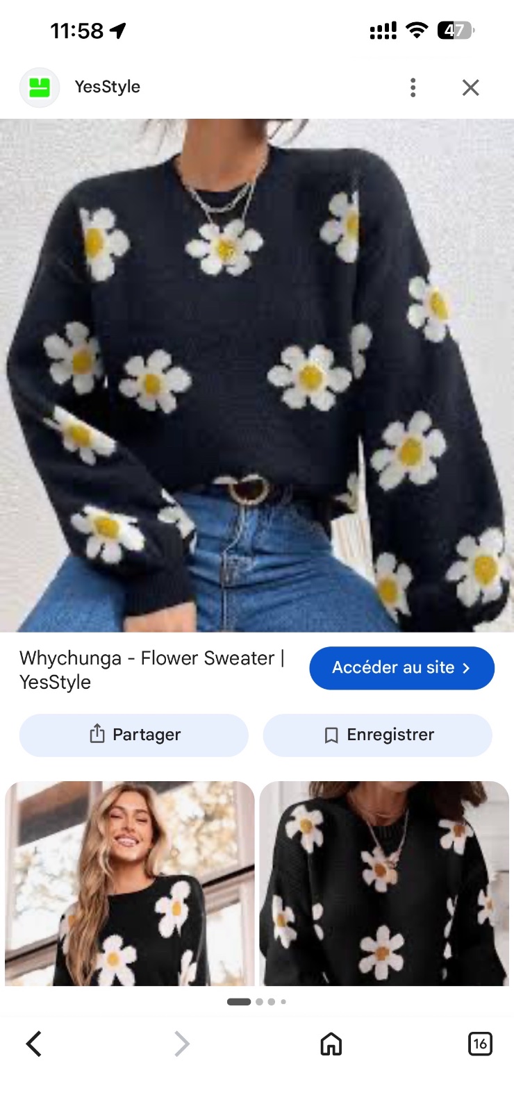 Shein a fleur