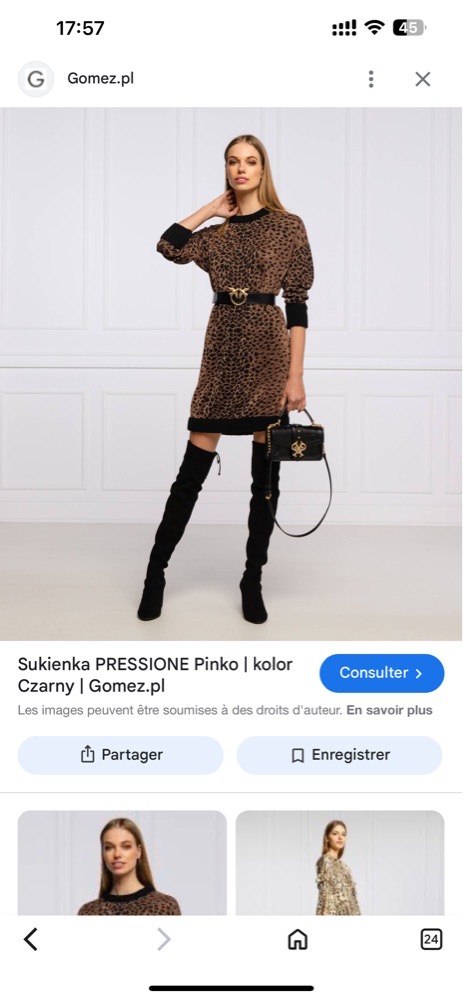 Tell robe pinko