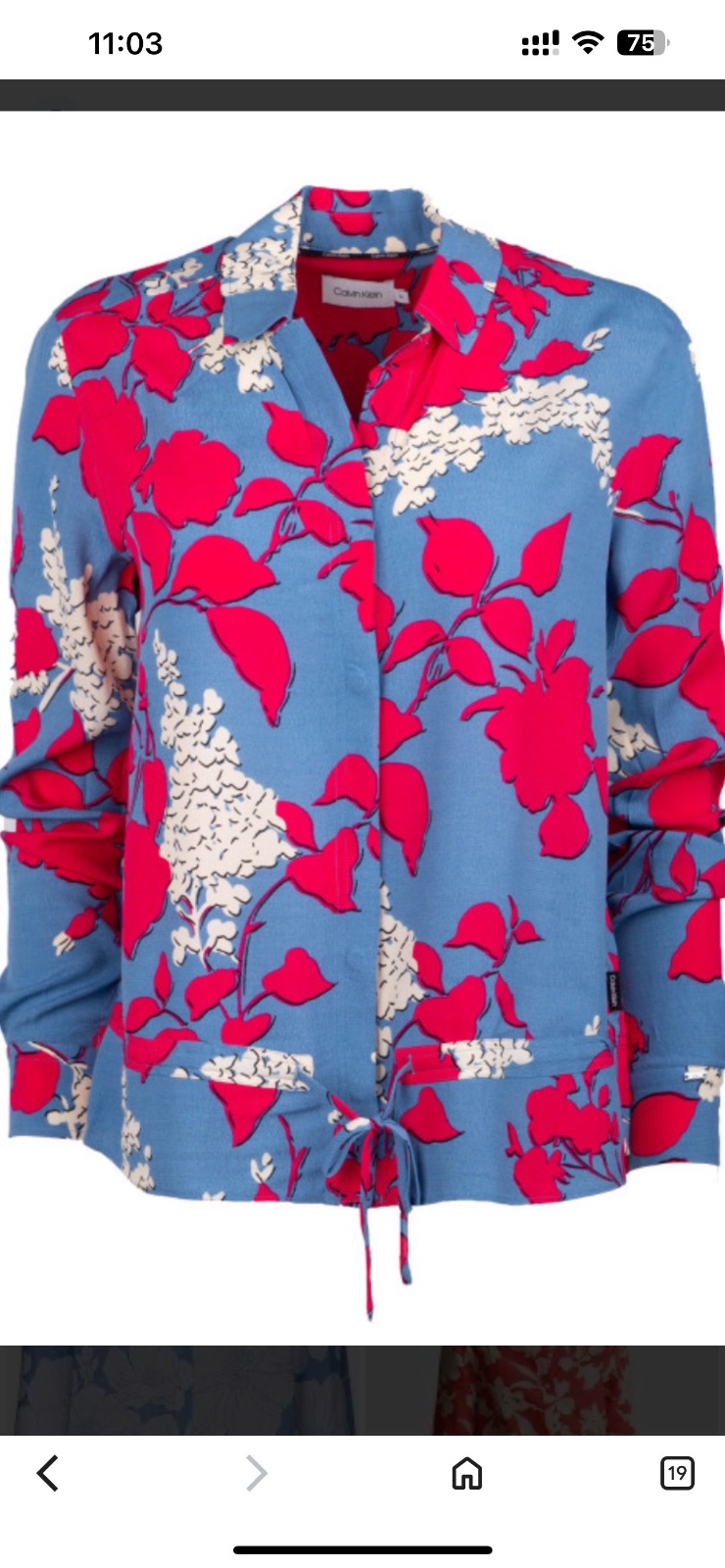 Fushia et bleu jean