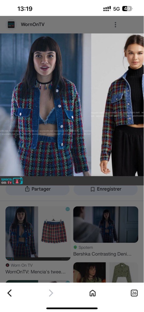 Bershka tweed