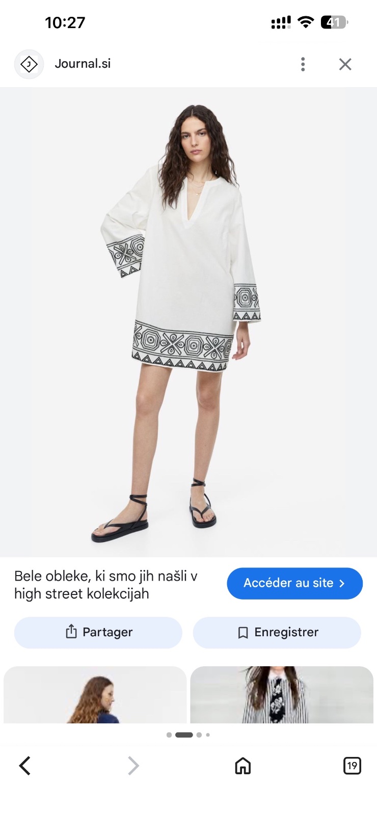 H&m brodee en lin