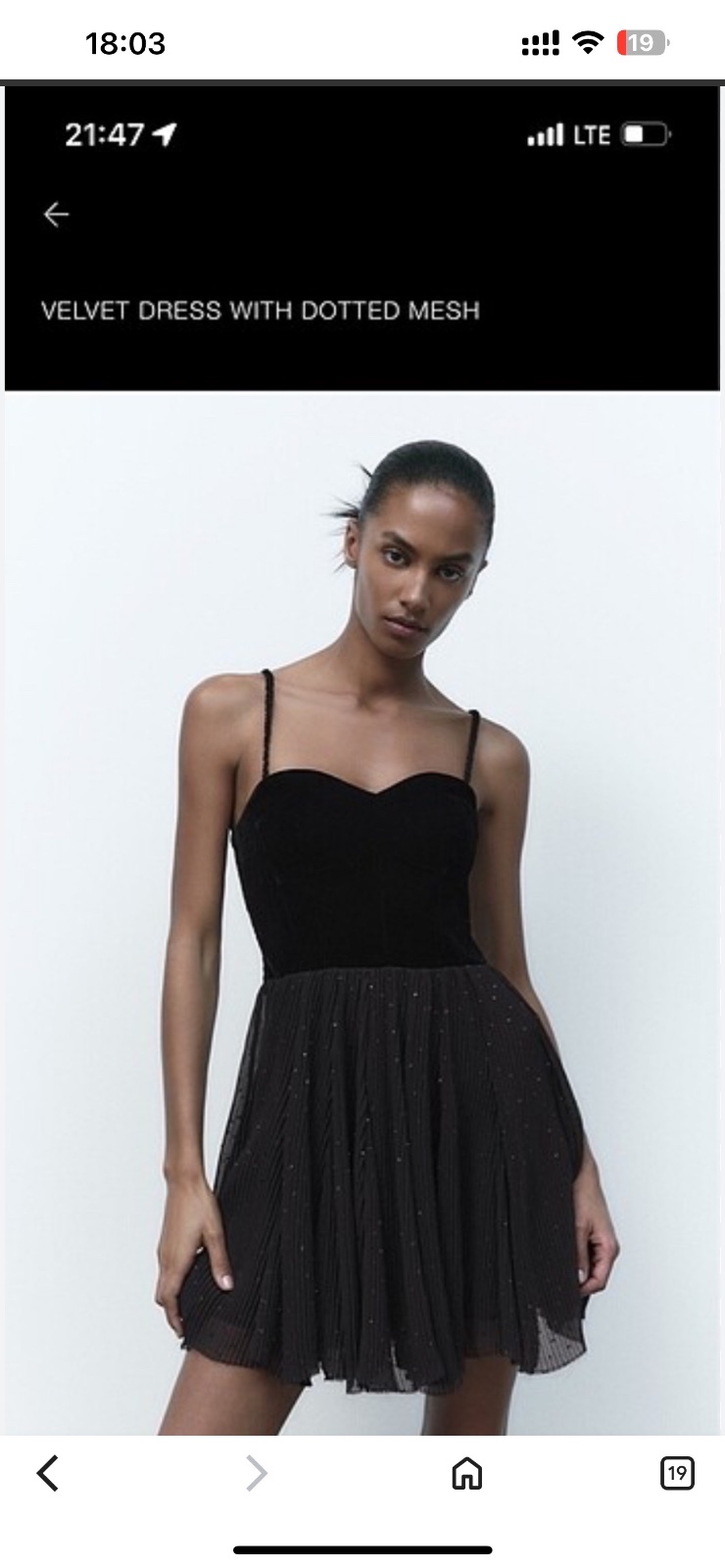 Zara velvet