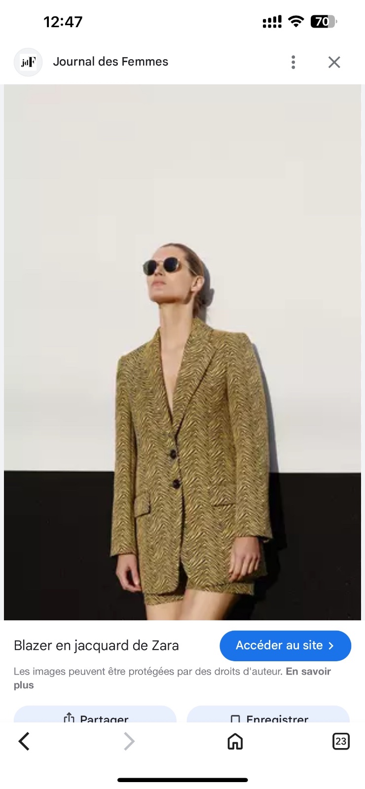 Blazer de jaquard zara