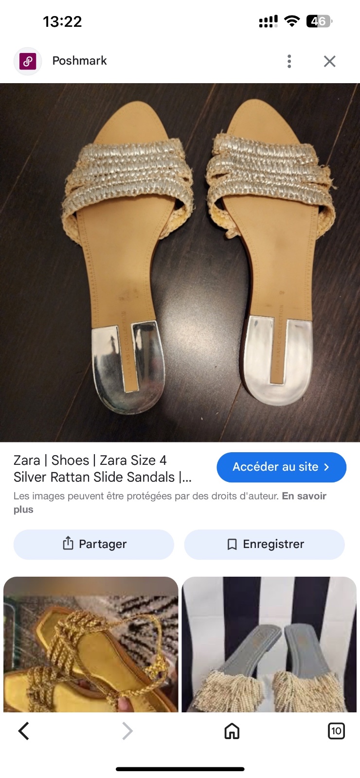 Zara rafia en crochet