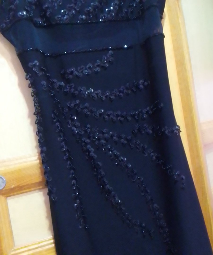Robe de soirée noire mini