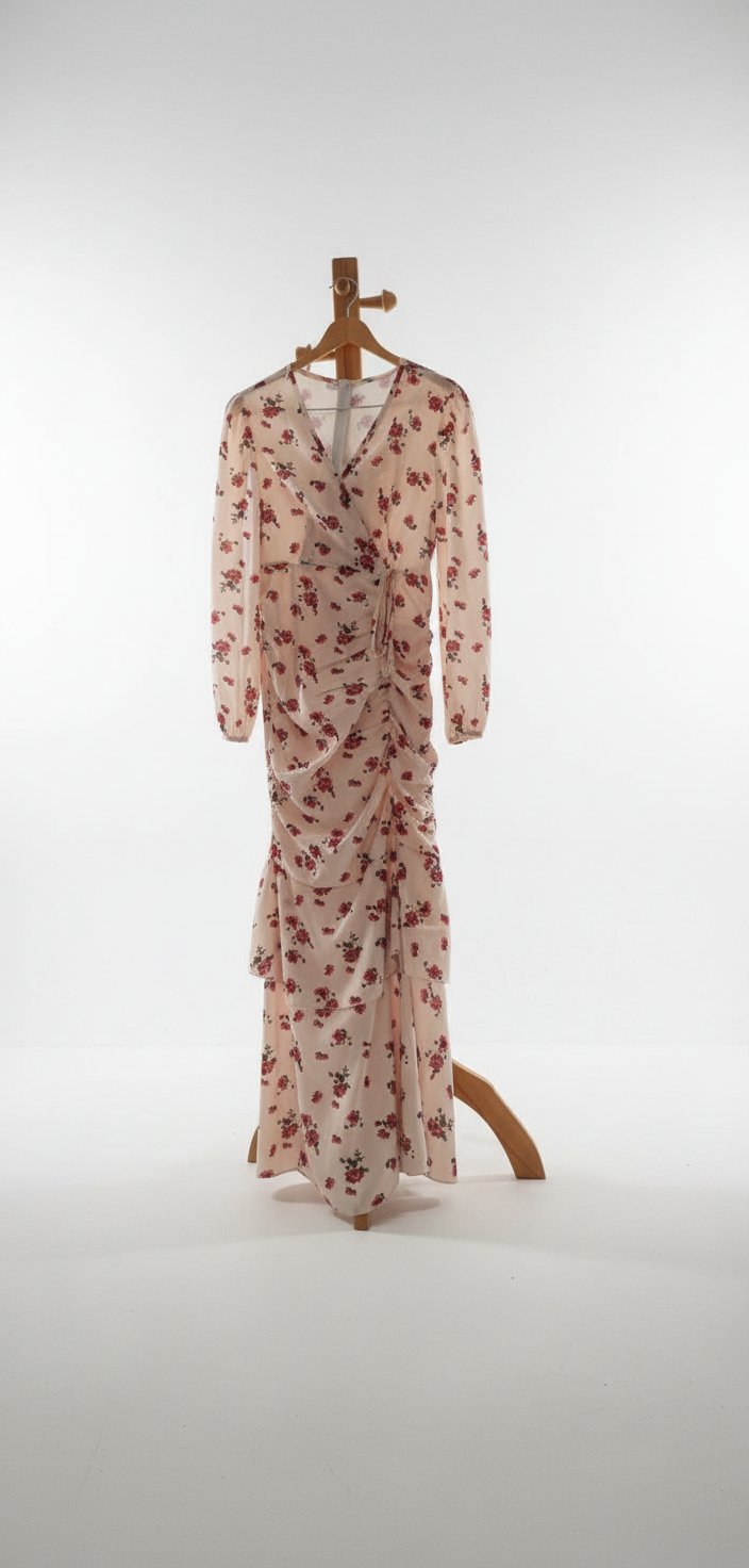 Robe sirène fleurie 