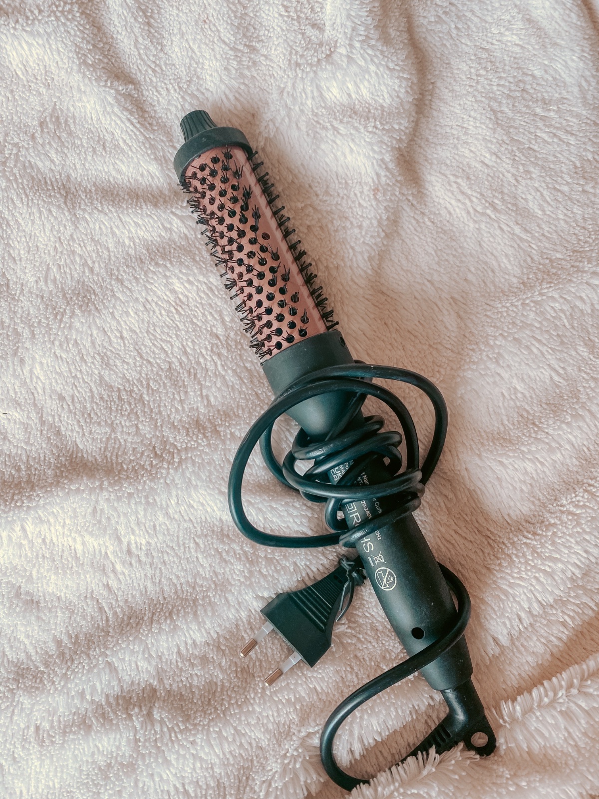 Brosse chauffante