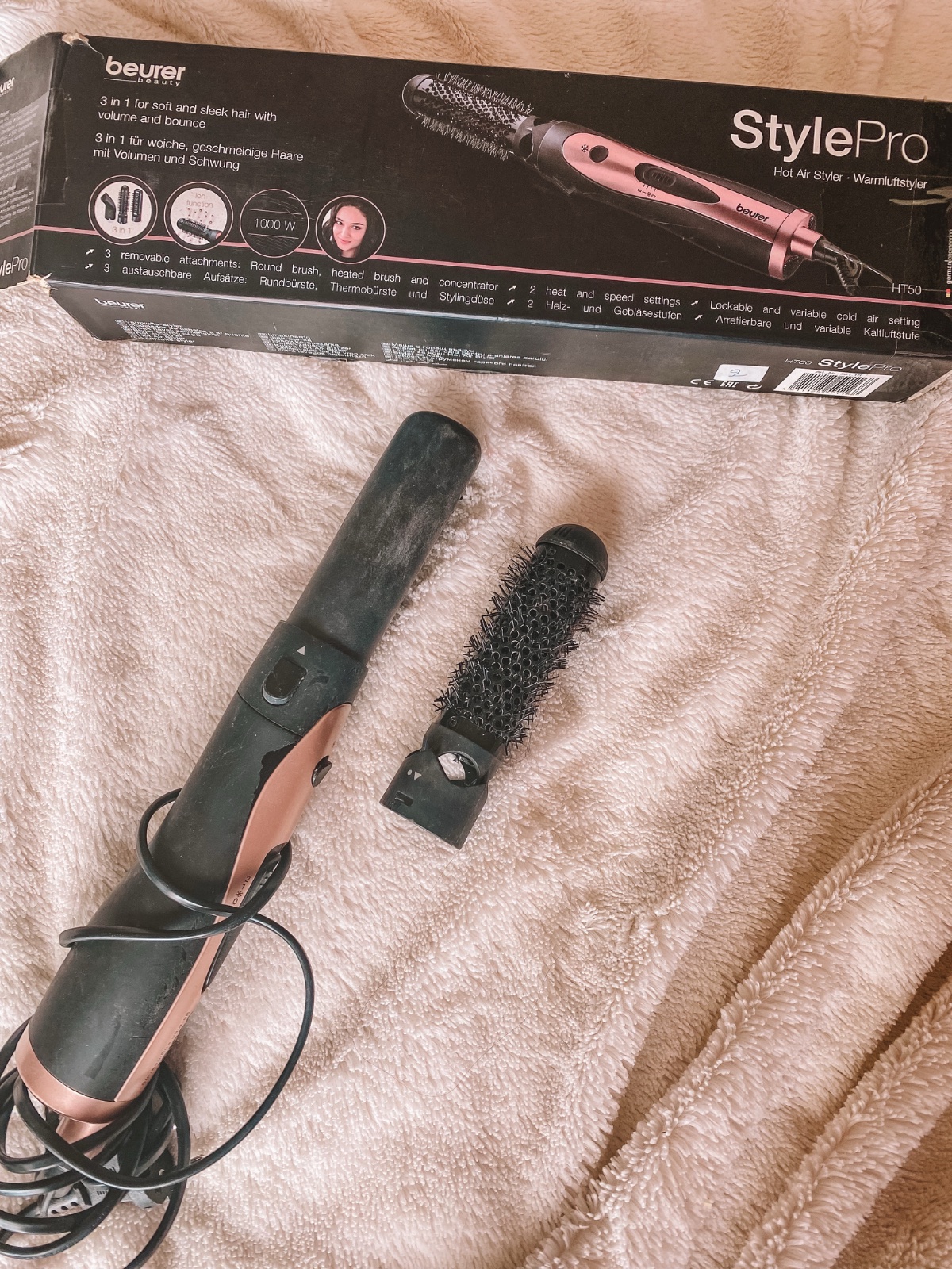 Brosse chauffante beurer