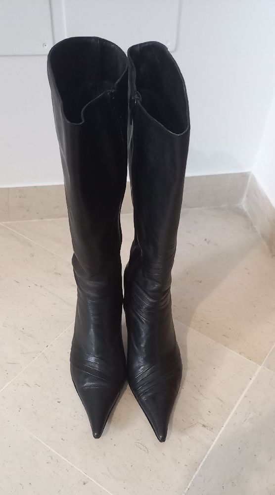 Bottes en vrai cuir