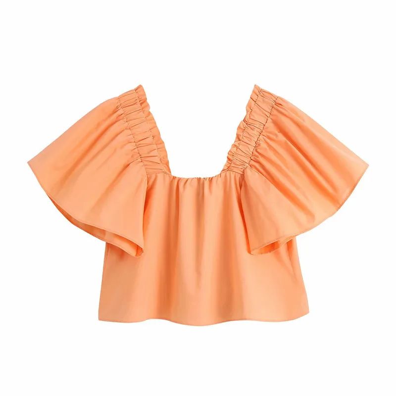 Zara Poplin Top